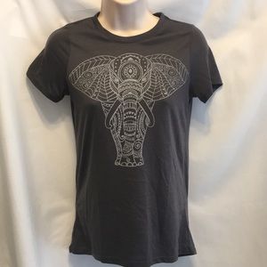 Elephant Graphic T Shirt